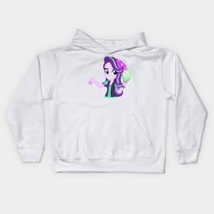 Starlight Glimmer with ice cream 1 Kids Hoodie